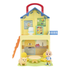 Cocomelon 歡樂生活小屋, Pop N' Play 玩具屋套裝, 7 件, 1組, 黃色