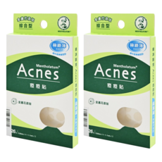 MENTHOLATUM 曼秀雷敦 Acnes 痘痘貼 金盞花 綜合型, 26片, 2盒