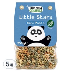 리틀파스타오가닉스 유기농 파스타 리틀스타, 250g, 5개