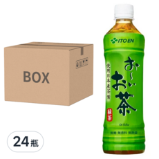 ITO EN 伊藤園 無糖日式綠茶 24入, 無香料 無熱量, 日本茶飲大廠品質保證, 530ml, 24瓶