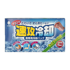 novopin 紀陽除虫菊 速攻冷卻保冷劑 Set 5入, 無須任何準備 簡單一敲 立即產生零下冰感!, 1盒