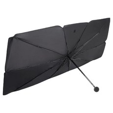 理享家 鈦銀材質升級50倍防曬汽車遮陽傘UPF50+降溫前擋遮陽板 大款-不擋後照鏡 特斯拉/電動車可用, 鈦銀, 1個