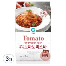 대상 청정원 갈릭 & 어니언 토마토 파스타, 644.4g, 3개