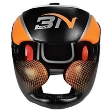 S-SportPlus+ BN頭盔 橘色 M號 專業拳擊散打護頭 訓練頭部保護, M, 1個