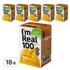 I'm Real 100芒果果汁, 140ml, 18個