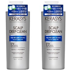KERASYS 頭皮去屑護理深層清潔清涼蛋白護髮素, 2個, 600ml