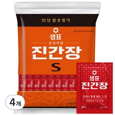 샘표 프리미엄 진간장 S 200p, 1.2L, 4개