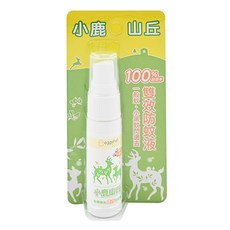 小鹿山丘 雙效防蚊液 甜橙, 溫和天然成分, 孩童也適用, 有機精油, 20g, 1瓶