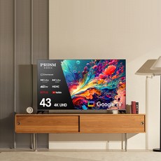 프리즘코리아 4K UHD LED 구글 3.0 스마트 TV, 109cm(43인치), CP43G3, 스탠드형, 고객직접설치