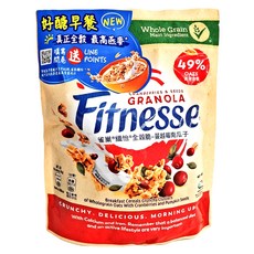 雀巢 Nestle 纖怡全穀脆 蔓越莓南瓜子 ｜高纖全穀物早餐 營養健康零食, 300g, 1包