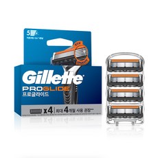 Gillette 吉列 2024 ProGlide手動刮鬍刀片, 4入, 1個