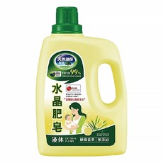 南僑水晶 水晶肥皂液体 檸檬香茅, 2.4kg, 1桶