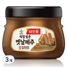 해찬들 직접 빚은 옛날메주 집된장, 900g, 3개