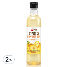 백설 100% 건강발효 파인애플 식초, 800ml, 2개