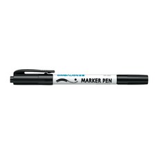 SIMBALION 雄獅 No.680 雙頭油性奇異筆 0.5/1.0mm, 1盒, 黑色