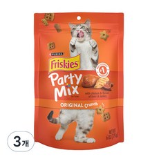 프리스키 파티믹스 멀티팩 고양이 간식 170g, 오리지날(리얼치킨 + 간 + 칠면조 혼합맛), 3개