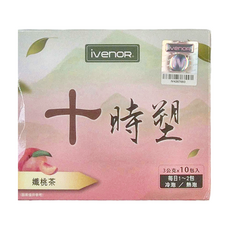 ivenoR 十時塑 纖桃茶, 3公克x10包入, 冷泡/熱泡, 10包, 3g, 1盒