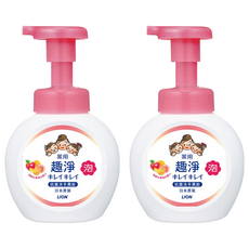 LION 獅王 趣淨 洗手慕斯 清新果香, 250ml, 2瓶