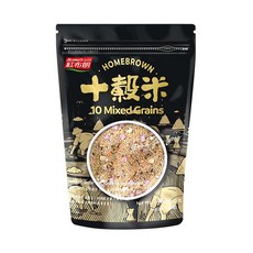 HomeBrown 紅布朗 十穀米, 台灣製造 香Q鬆軟 養生, 900g, 1包