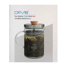 Driver 冷熱兩用沖茶壺 600ml, 耐熱玻璃, DR-T898S, 1個