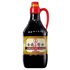 KIMLAN 金蘭 甘醇醬油，非基因改造黃豆，無添加味精和防腐劑，適用於滷、炒、沾、拌, 1.5L, 1瓶