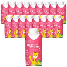 HAMSOA Keyon孩童蛋白質飲, 18個, 200ml, 草莓