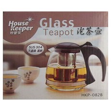 HouseKeeper 妙管家 泡茶壺 11.8 x 12.8cm, HKP- 082B, 800ml, 1個