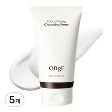 OBge 클라우드 딥 클렌징폼, 5개, 150ml