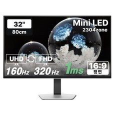 한성컴퓨터 4K UHD Fast IPS QD Mini LED 160 320 듀얼모드 게이밍 모니터 화이트, 80cm, TFG32U16PM2304ZMW(무결점)