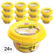 오뚜기 즉석 고시히카리쌀죽, 285g, 24개 - 처음에흰쌀죽