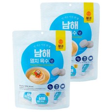 몽고식품 남해 멸치 육수원, 80g, 2개