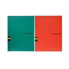 ECO Chungwoon Color Collector系列A3資料夾, 20頁, 綠+紅 2入, 顏色隨機, 2個