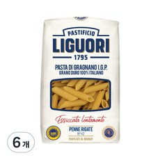 리구오리 펜네 리가테, 500g, 6개