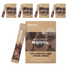 EVER BIKINI Ppagillacano藤黃果萃取咖啡沖泡粉, 92.4g, 5盒