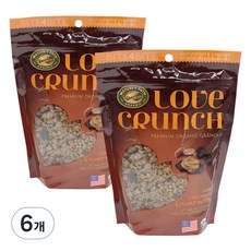러브앤피넛
 네이쳐패스 러브크런치 시리얼 다크초코 앤 피넛버터 325g 6개
