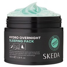 SKEDA 補水睡眠面膜霜, 100ml, 1罐