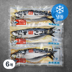 안동 간고등어 (냉동), 400g, 6개