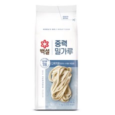 백설 중력 밀가루, 1kg, 1개