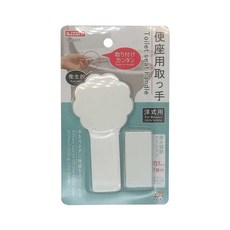 SUIEHT 馬桶座把手，易於安裝，適用於西式馬桶, 11 x 5.5cm, 白色