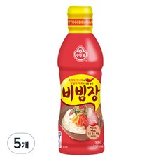 오뚜기 비빔장, 500g, 5개