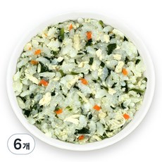 짱죽 유아용 실온 이유식 완료기 아기밥, 치킨시금치밥, 160g, 6개