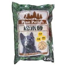 元氣王 大顆粒松木砂 (10L), 天然消臭貓砂, 尿液吸收, 適用於貓咪/兔子/寵物鼠/鳥類, 10L, 1袋