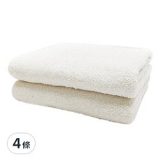 MASTER cotton 棉大師 MIT無染紗純棉浴巾，純棉、安心、天然、MIT嚴選, 4條