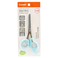 Combi 康貝 優質安全髮剪, 專為寶寶設計, 新生兒適用, 日本製造, 天空藍, 1支