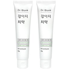 닥터블랭크 강아지 바르는 치약 닭고기맛, 80g, 2개