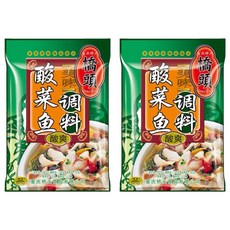 橋頭 酸菜魚用調味料 酸爽味 2包入 (318g/包) | 正宗川味 酸菜魚調味, 2包