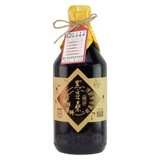 黑豆桑 天然極品頂級黑金醬油, 添加海鹽, 高粱代替小麥, 黑豆釀造, 550ml, 1瓶