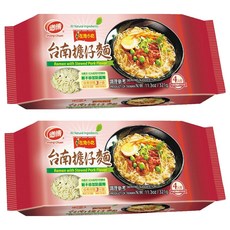 鄉傳 台南擔仔麵, 非油炸麵體, 321g, 2包