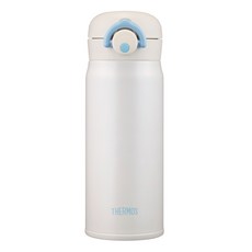 써모스 마이 디자인 보틀 원터치 타입 JNR-400K + 스티커 랜덤발송, 크림화이트, 400ml, 1세트 크림화이트(JNR-400K-CR), 400ml