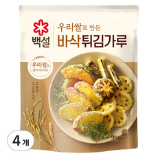 백설 바삭 튀김가루, 1kg, 4개